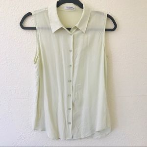 Equipment Colleen Pale Mint Top